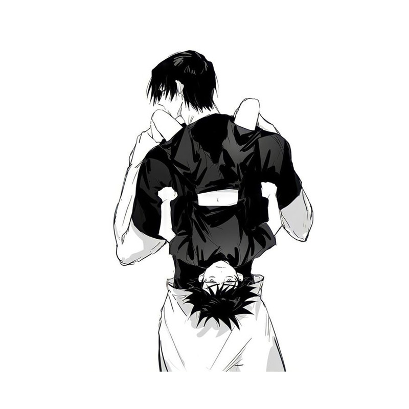 استیکر لپ تاپ و موبایل مدل انیمه طرح جوجوتسو کایسن توجی فوشیگورو Jujutsu Kaisen Toji Fushiguro کد 490