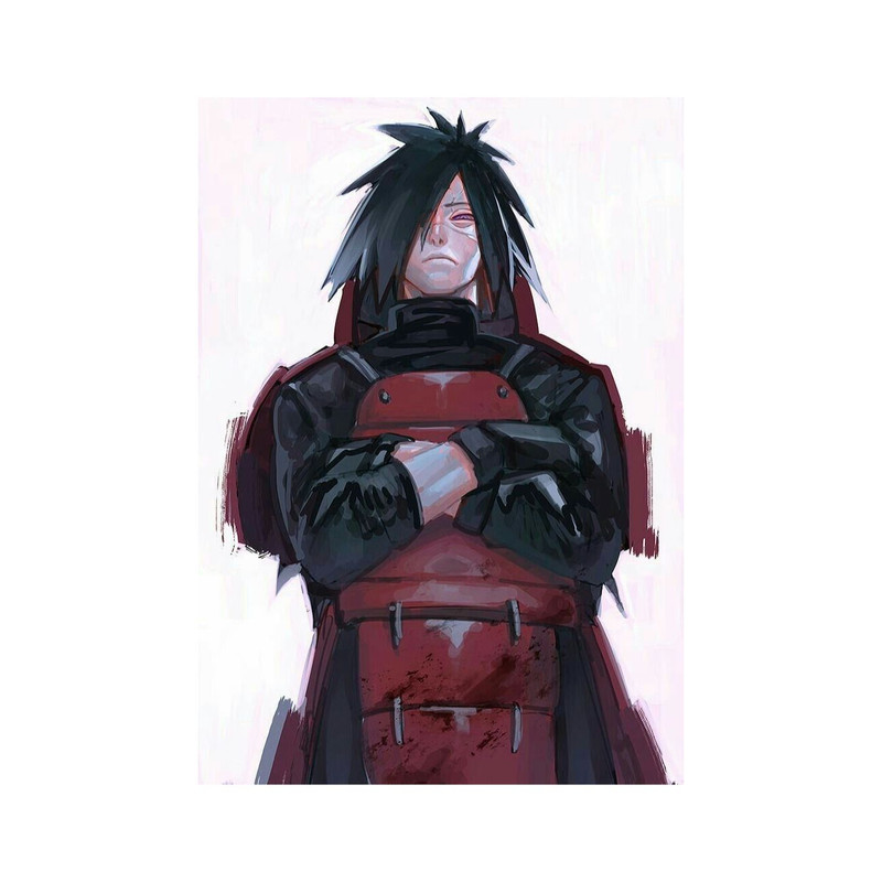 استیکر لپ تاپ و موبایل مدل انیمه طرح ناروتو مادارا اوچیها Naruto Madara Uchiha کد 6018