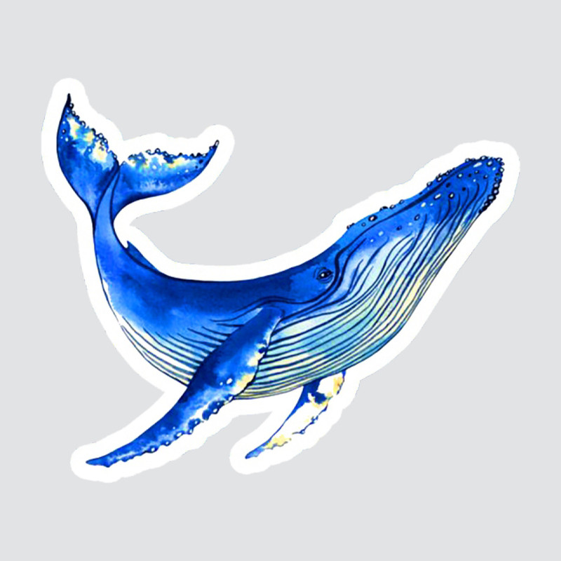 استیکر لپ تاپ پیکسل میکسل مدل نهنگ کد 01