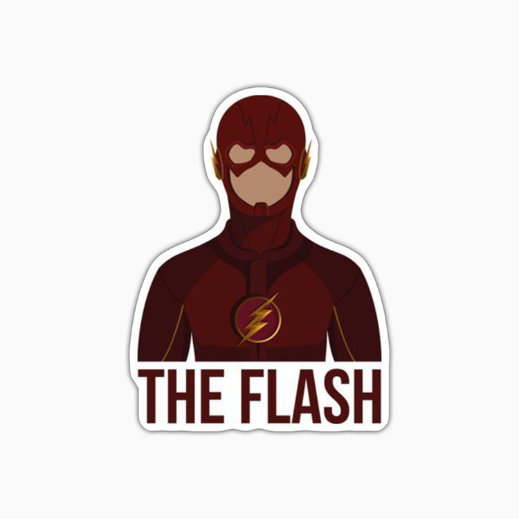 استیکر لپ تاپ و موبایل بووم طرح سریال The Flash کد LB43