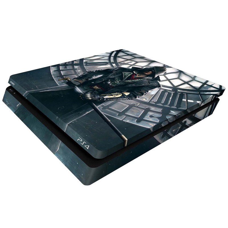برچسب افقی پلی استیشن 4 اسلیم ونسونی طرح Assassins Creed SynTime