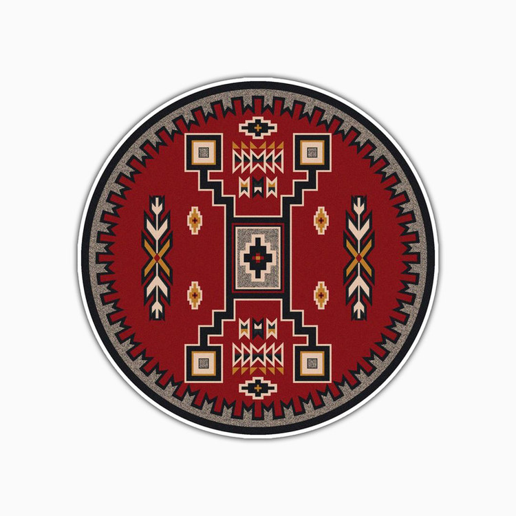 استیکر لپ تاپ و موبایل بووم طرح فرش مدل Dakota کد TR54