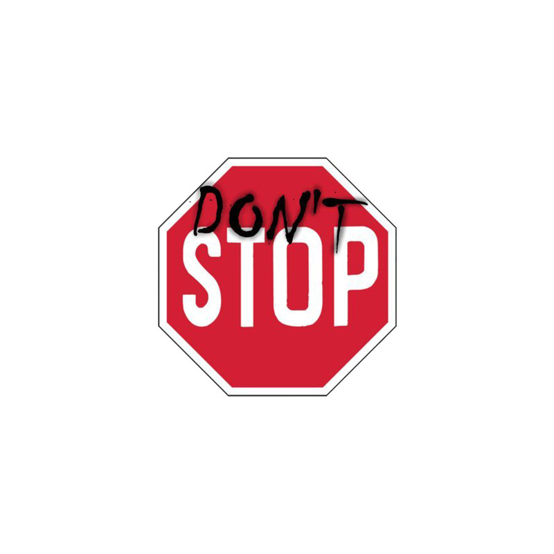 استیکر لپ تاپ طرح Non Stop کد 281