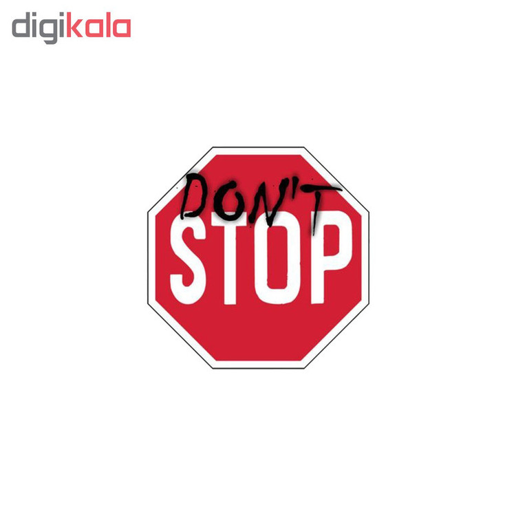 استیکر لپ تاپ طرح Non Stop کد 281