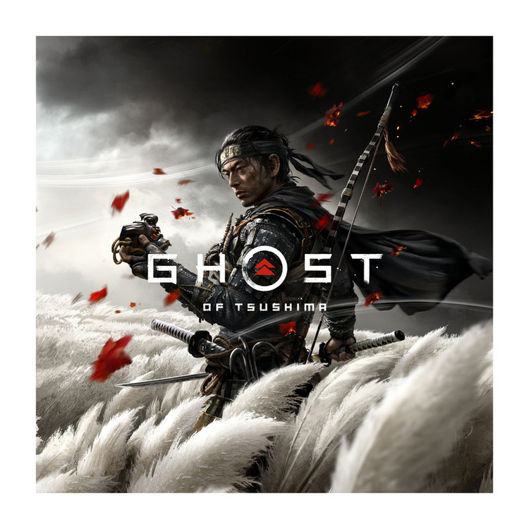 برچسب کنسول پلی استیشن 4 اسلیم مدل بازی ghost of Tsushima 4k کد 649