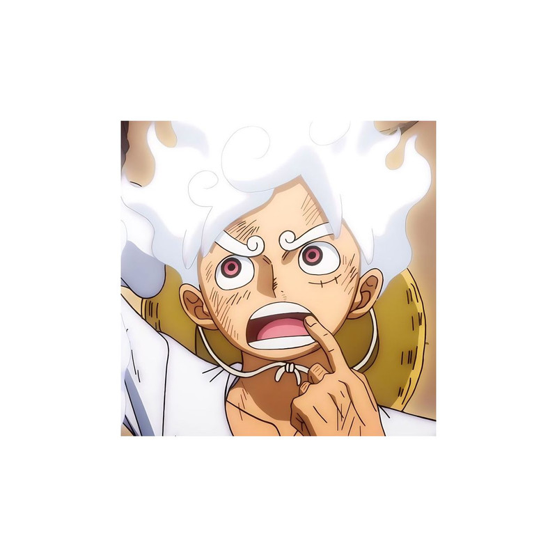 استیکر لپ تاپ و موبایل مدل انیمه طرح وان پیس مانکی دی لوفی one piece Monkey D Luffy کد 6323
