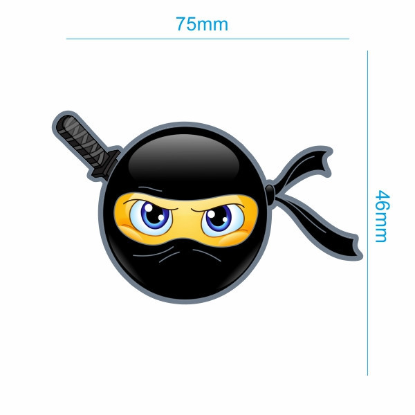 استیکر لپ تاپ طرح ninja emoji کد 133