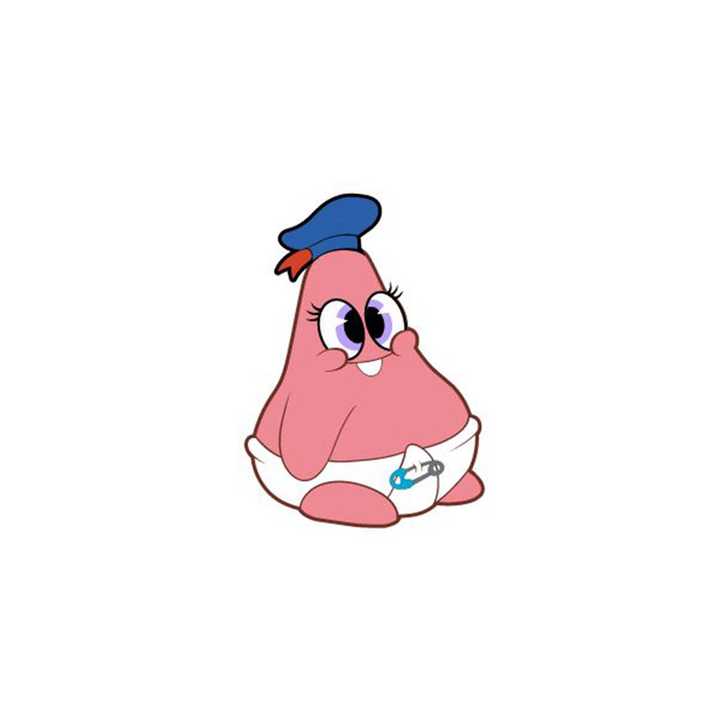 استیکر لپ تاپ و موبایل مدل انیمیشن طرح باب اسفنجی شلوار مکعبی SpongeBob SquarePants کد 1723