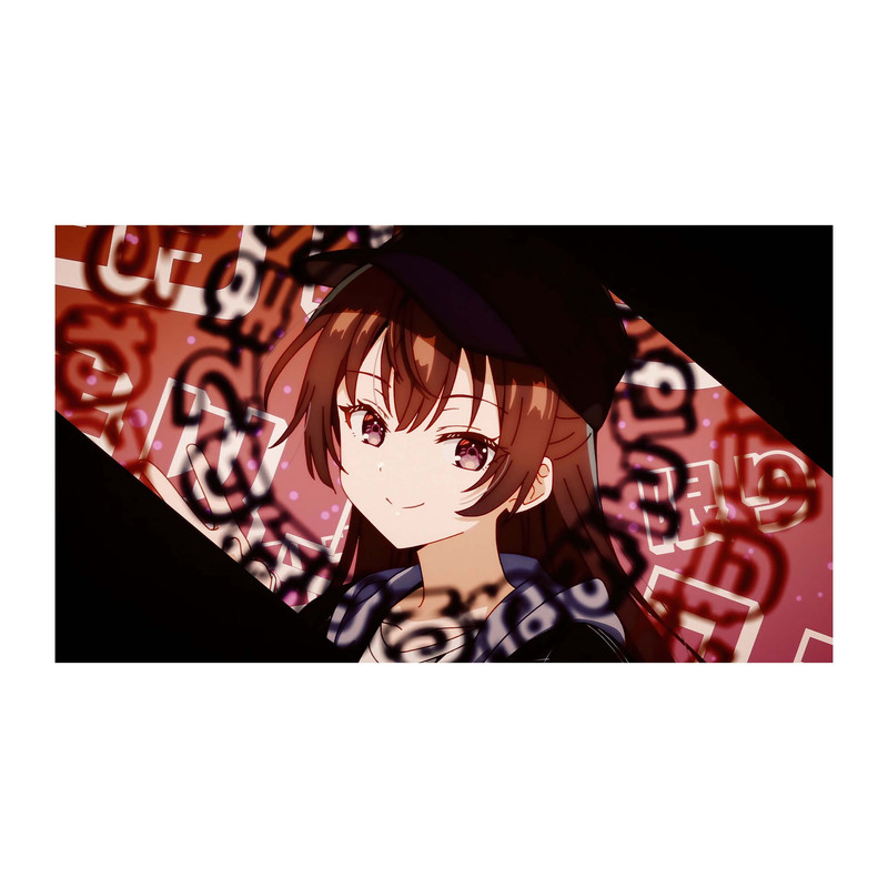 استیکر لپ تاپ و موبایل مدل انیمه طرح یوکی سو Alya Sometimes Hides Her yuki suou کد 3898