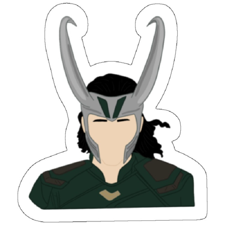 استیکر لپ تاپ مدل Loki