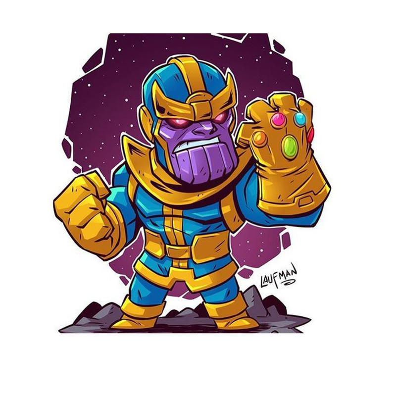 استیکر لپ تاپ و موبایل مدل سریال طرح تانوس تایتان دیوانه thanos mad titan کد 2314