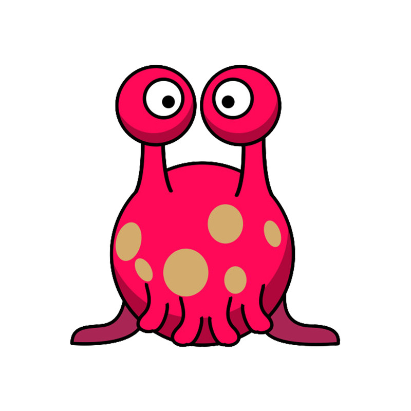 استیکر لپ تاپ طرح Monster کد STL1214