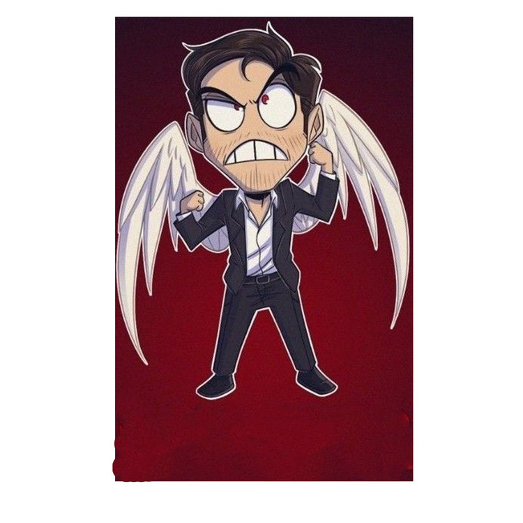 استیکر لپ تاپ و موبایل مدل سریال طرح لوسیفر Lucifer کد 3514