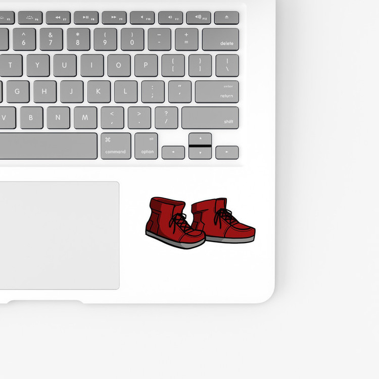 استیکر لپ تاپ و موبایل بووم طرح انیمه My Hero Academy مدل Deku Sneakers کد JD1