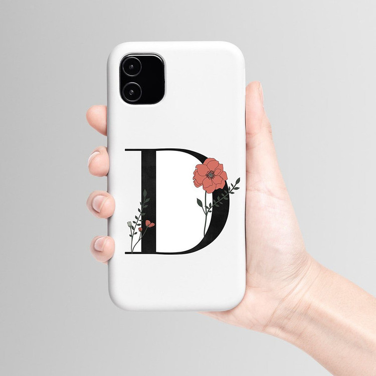 استیکر لپ تاپ و موبایل بووم طرح حروف انگلیسی مدل D کد 06