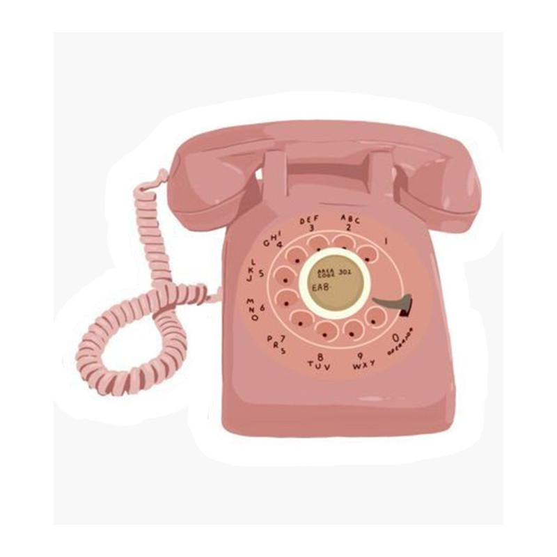 استیکر لپ تاپ طرح تلفن کد 2661
