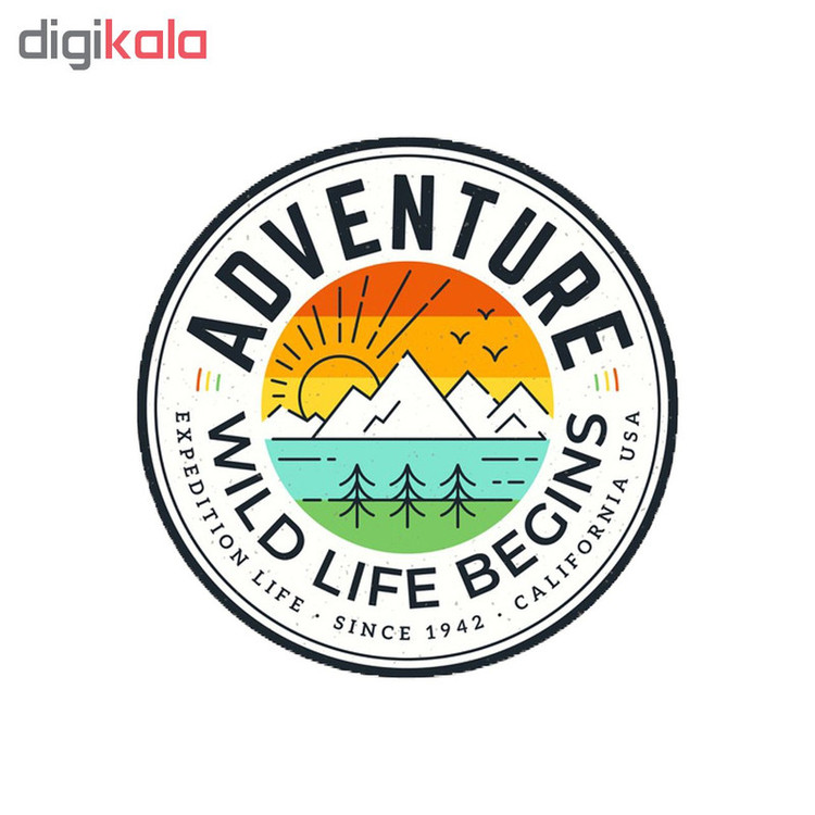 استیکر لپ تاپ طرح Adventure مدل STL599