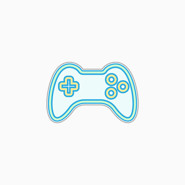 استیکر لپ تاپ و موبایل بووم طرح گیمینگ مدل Joystick کد MD56