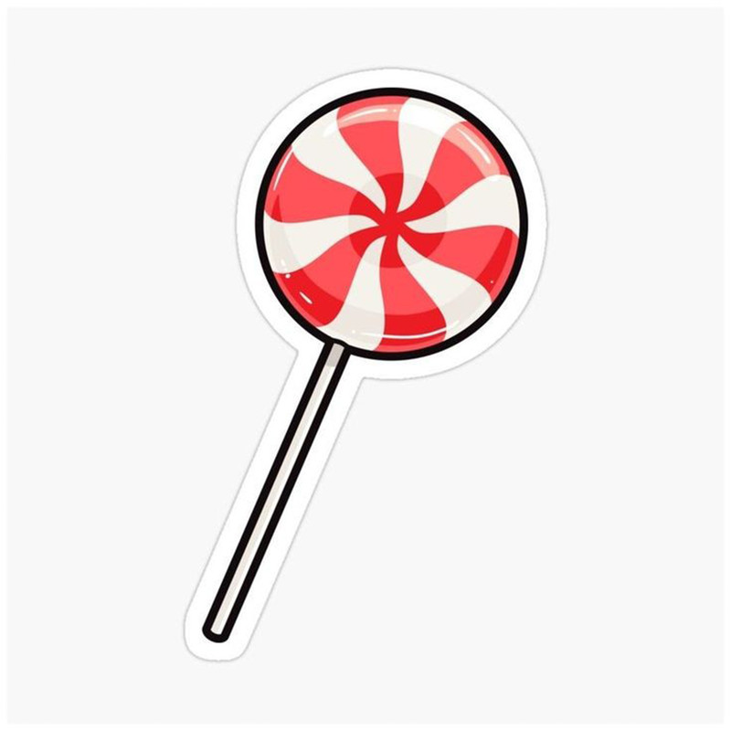 استیکر لپ تاپ طرح آبنبات کد 2625