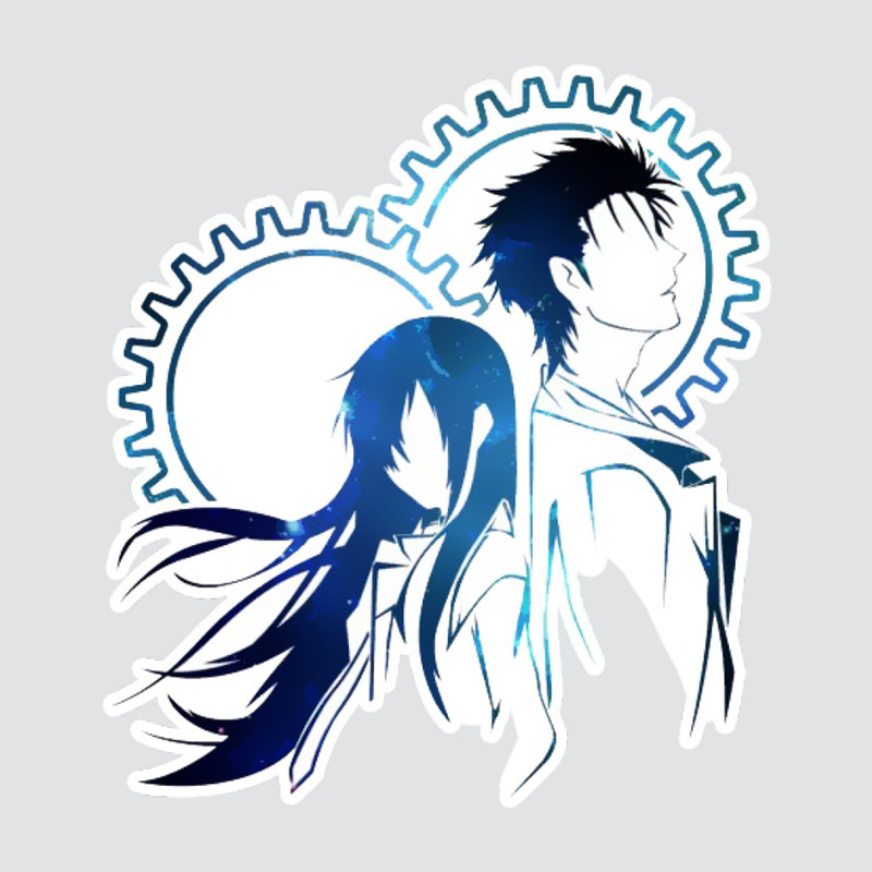 استیکر لپ تاپ پیکسل میکسل مدل انیمه steins gate کد 4