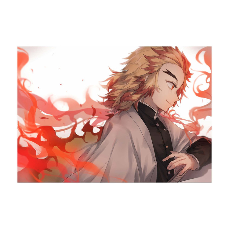 استیکر لپ تاپ و موبایل مدل انیمه طرح demon slayer Kyojuro Rengoku کد 1854