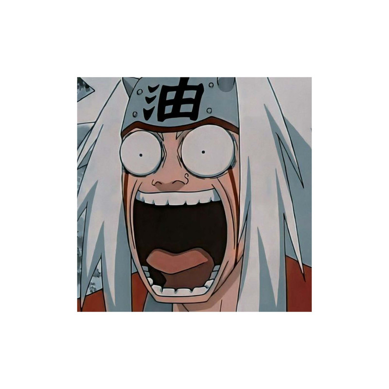 استیکر لپ تاپ و موبایل مدل انیمه طرح ناروتو استاد جیرایا Naruto jiraiya sensei کد 2817