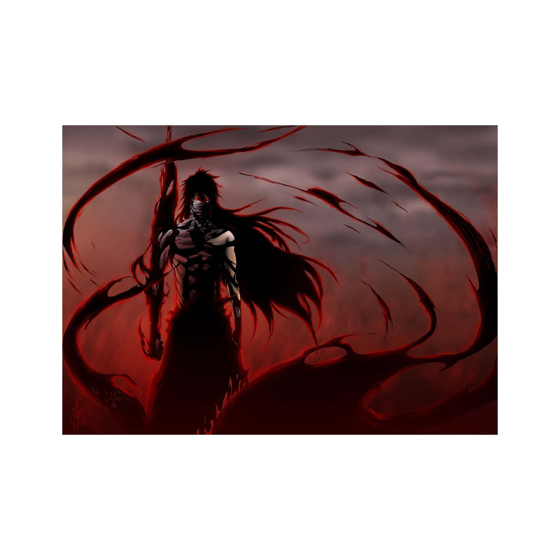 استیکر لپ تاپ و موبایل مدل انیمه طرح Bleach Ichigo Kurosaki کد 2876