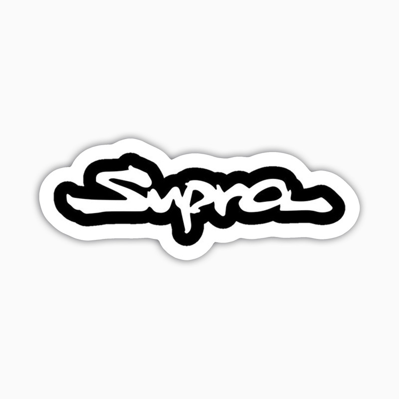 استیکر لپ تاپ بووم طرح نوشته مدل Supra کد KT72