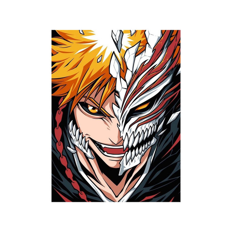 استیکر لپ تاپ و موبایل مدل انیمه طرح Bleach Ichigo Kurosaki کد 2874
