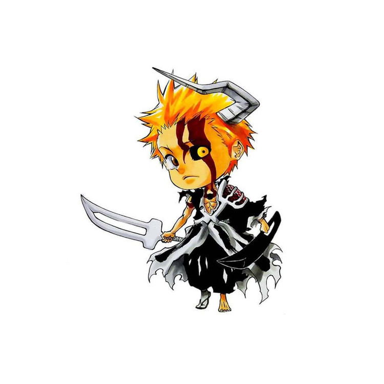 استیکر لپ تاپ و موبایل مدل انیمه طرح Bleach Ichigo Kurosaki کد 2865
