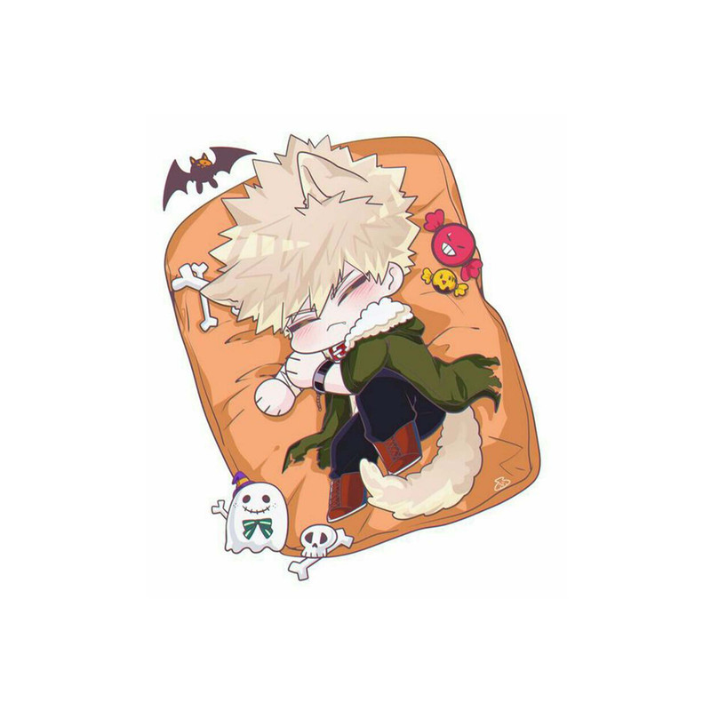 استیکر لپ تاپ و موبایل مدل انیمه طرح مدرسه قهرمانانه من کاتسوکی باکوگو My Hero Academia Katsuki Bakugo کد 3626