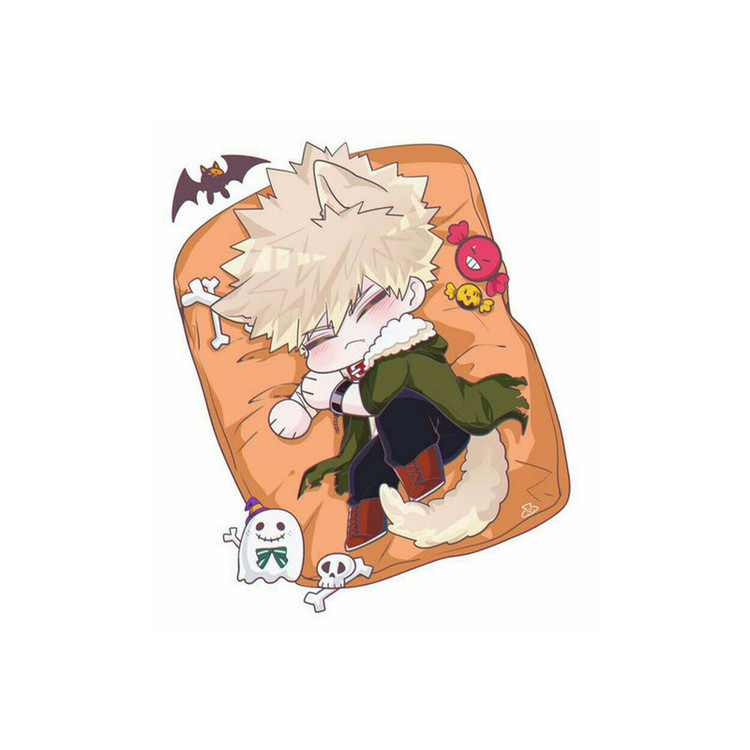 استیکر لپ تاپ و موبایل مدل انیمه طرح مدرسه قهرمانانه من کاتسوکی باکوگو My Hero Academia Katsuki Bakugo کد 3626