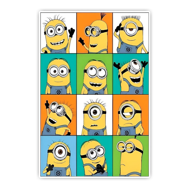 استیکر لپ تاپ و موبایل گوفی طرح کارتون مینیون ها مدل Minions 1