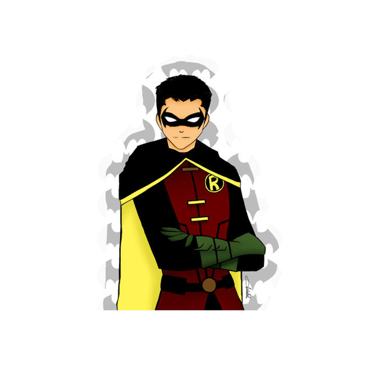 استیکر لپ تاپ طرح Robin Dc Comics کد STL940