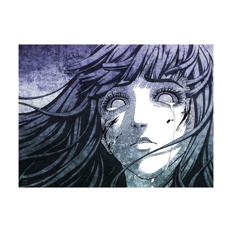 استیکر لپ تاپ و موبایل مدل انیمه طرح ناروتو هیناتا هیوگا Naruto Hinata Hyuga کد 1394