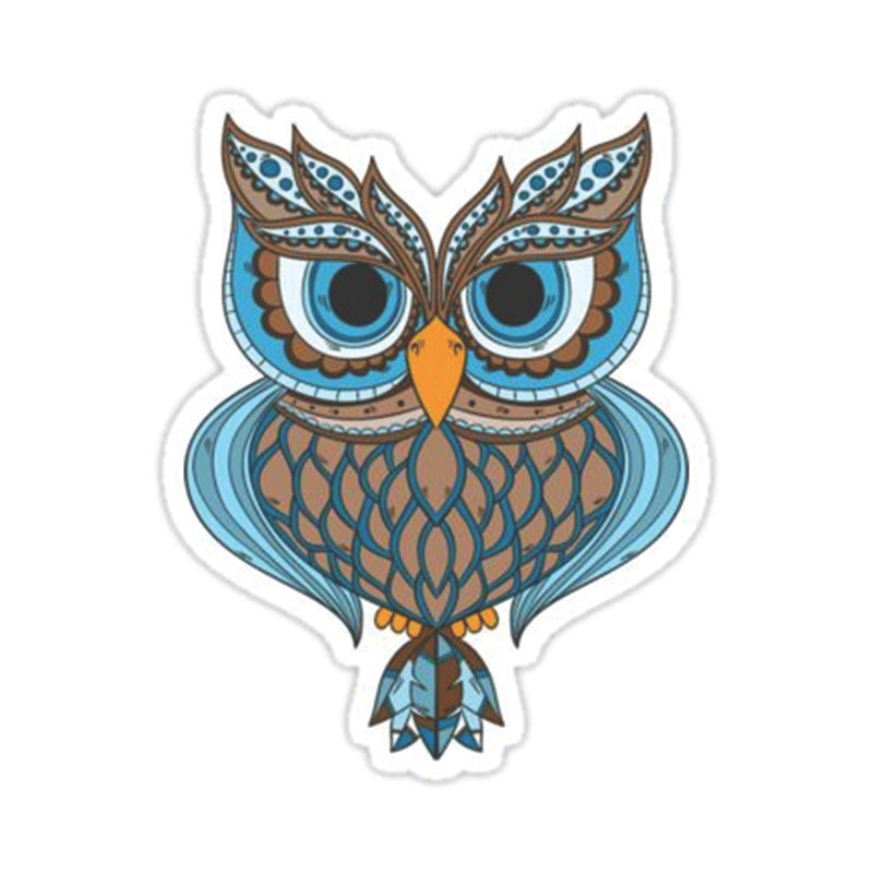 استیکر لپ تاپ طرح جغد کد 2518