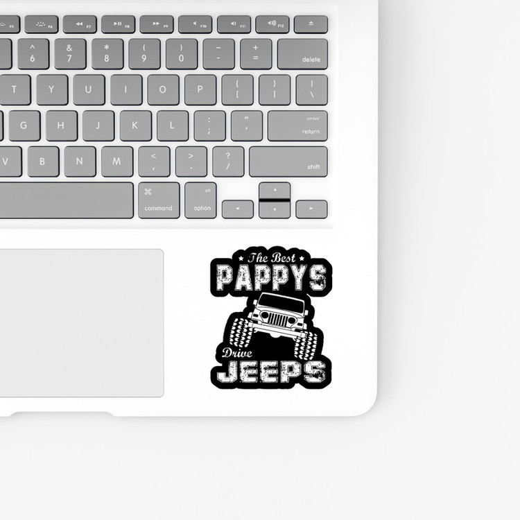 استیکر لپ تاپ بووم طرح ماشین مدل Jeep Pappys کد JC43