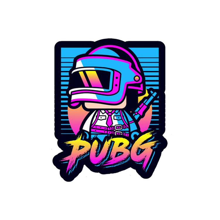 استیکر لپ تاپ و موبایل مدل بازی طرح pubg Player Unknwn's Battle Grounds کد 1898