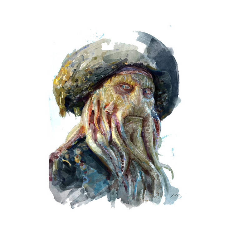 استیکر لپ تاپ و موبایل مدل سریال طرح دزدان دریایی کاراییب Pirates of the Caribbean کد 4366