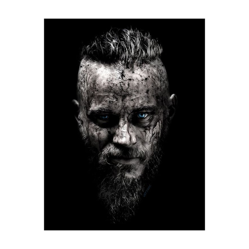استیکر لپ تاپ و موبایل مدل سریال طرح وایکینگ ها راگنار لودبروک Vikings Ragnar Lothbrok کد 949