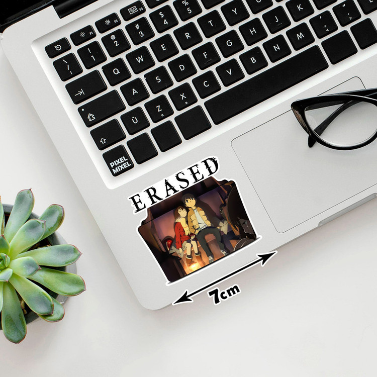 استیکر لپ تاپ پیکسل میکسل مدل انیمه erased کد 3