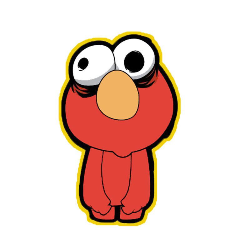 استیکر لپ تاپ طرح Cookie Monster کد 1748