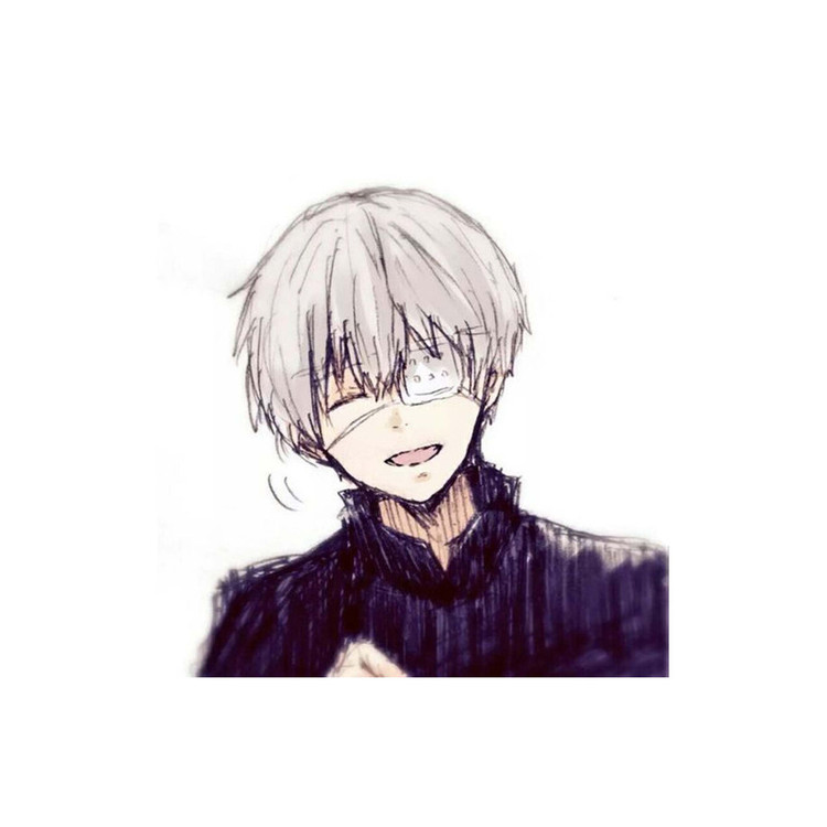 استیکر لپ تاپ و موبایل مدل انیمه طرح توکیو غول کن کانکی Tokyo Ghoul Ken Kaneki کد 2482