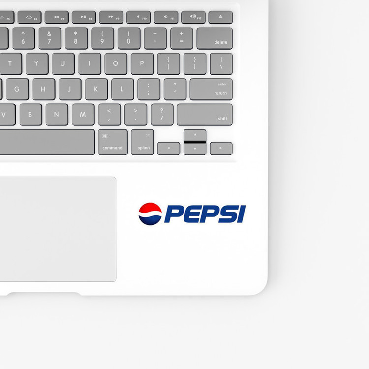 استیکر لپ تاپ و موبایل بووم طرح نوشته مدل Pepsi کد KT49