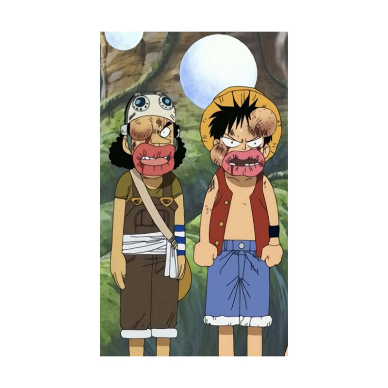 استیکر لپ تاپ و موبایل مدل انیمه طرح وان پیس اوسوپ one piece usopp کد 4689