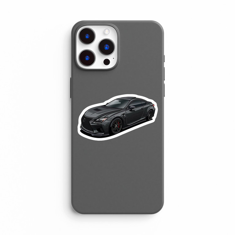 استیکر لپ تاپ بووم طرح ماشین مدل Lexus RC F Black کد JC32