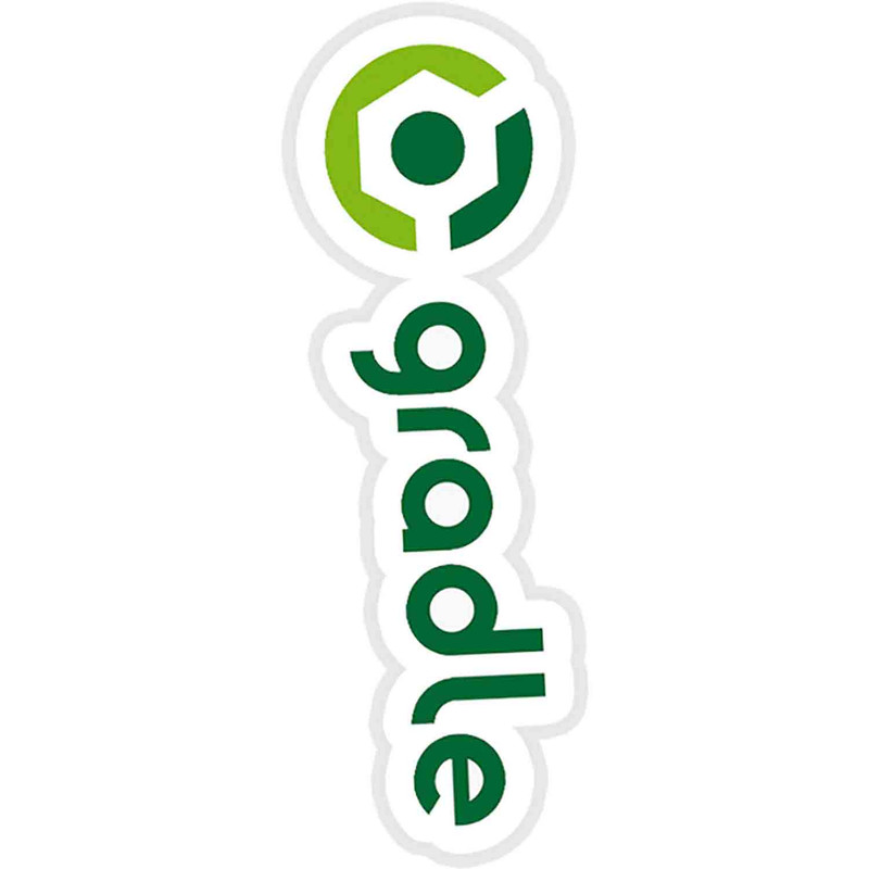 استیکر لپ تاپ طرح gradle کد ST799