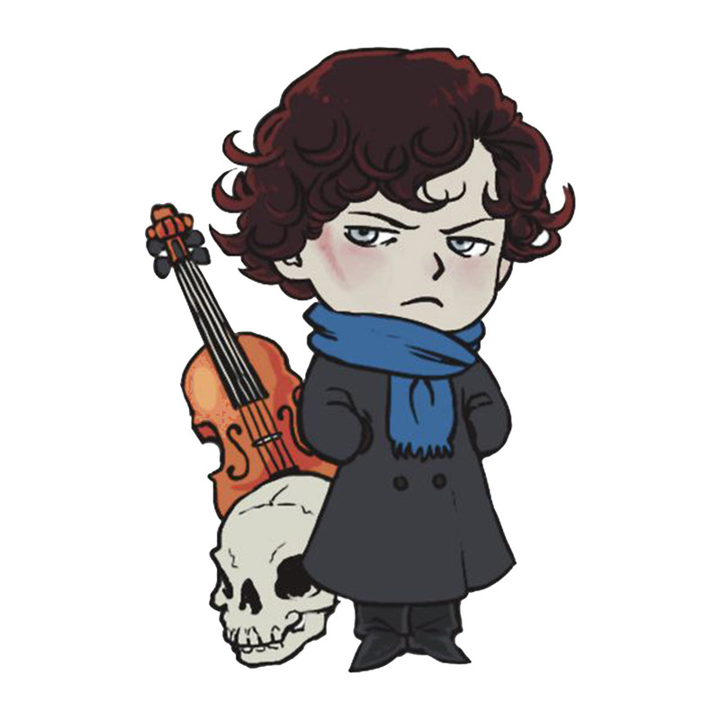 استیکر لپ تاپ و موبایل مدل سریال طرح شرلوک هولمز Sherlock Holmes کد 5104