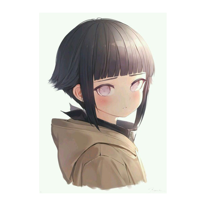 استیکر لپ تاپ و موبایل مدل انیمه طرح ناروتو هیناتا هیوگا Naruto Hinata Hyuga کد 1379