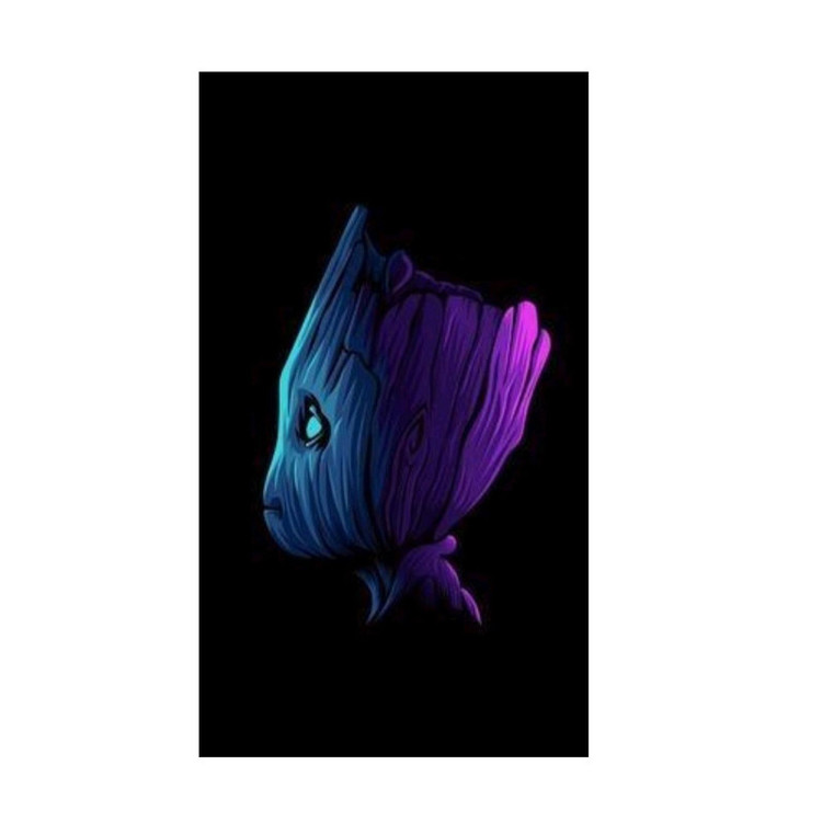 استیکر لپ تاپ و موبایل مدل سریال طرح Groot کد 2532